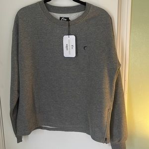 Zyia Energetic zipper crewneck sweatshirt NWT